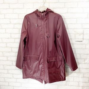 Dip zip up rain jacket size M